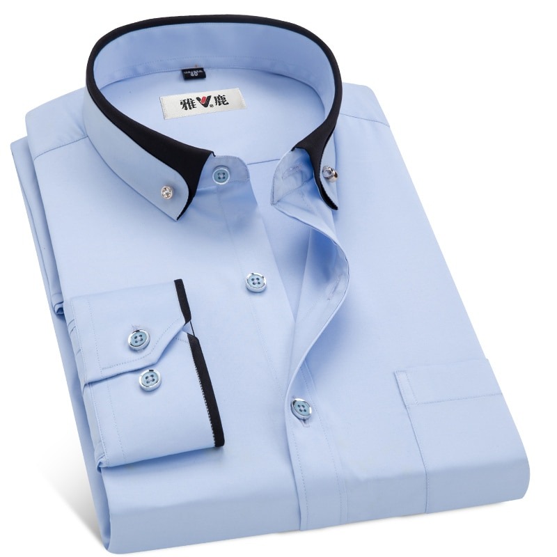 Business Dress Shirts Formal Collar Shirt