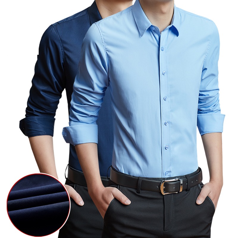 Classical Male Shirts Formal Business Shirt