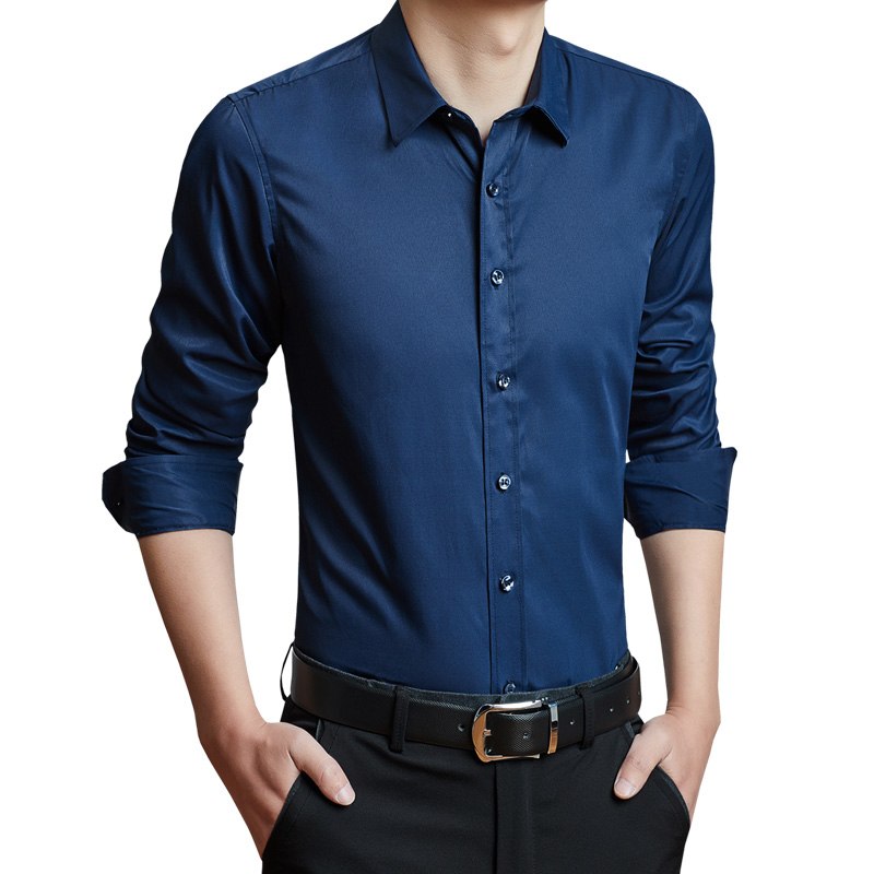 Classical Male Shirts Formal Business Shirt
