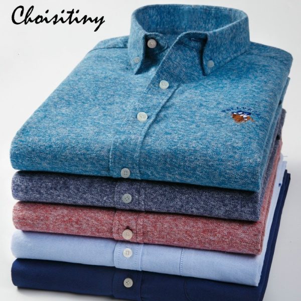 100% Cotton Plain Shirt Spring Casual Shirts