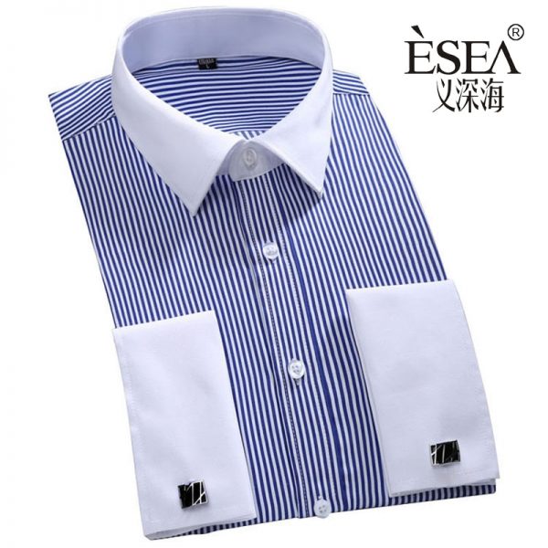 Men’s Classic French Cufflinks Shirt