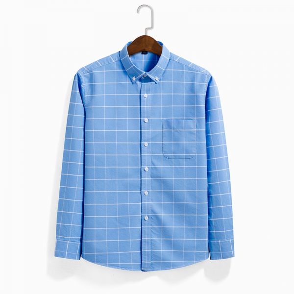 Oxford Casual Shirt 100% Cotton Men Dress Shirts