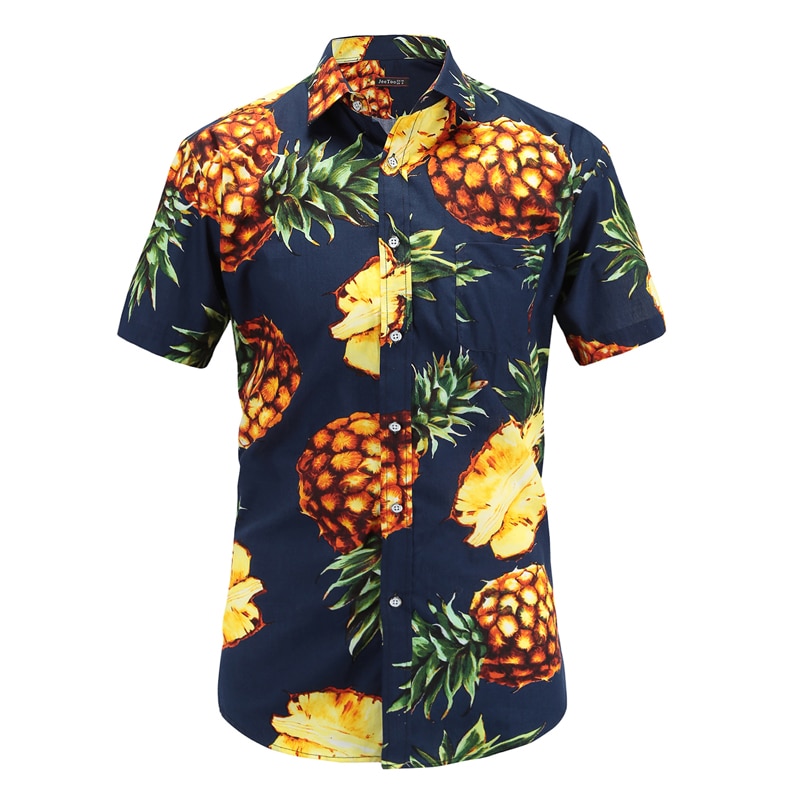 Short Sleeve Hawaiian Shirt Casual Floral Shirts