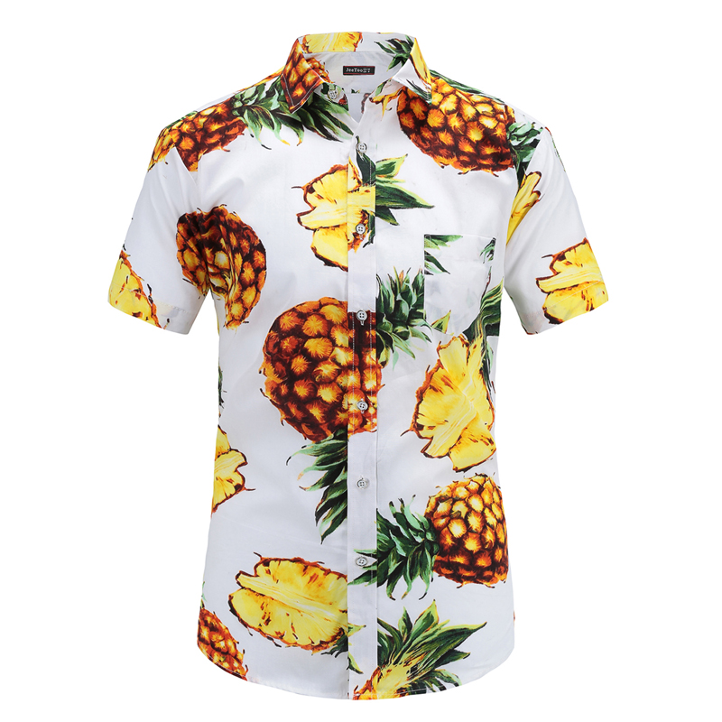 Short Sleeve Hawaiian Shirt Casual Floral Shirts