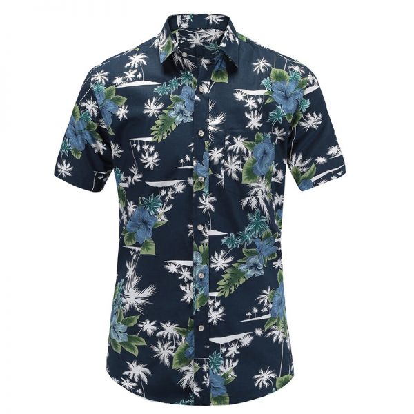Summer Hawaiian Shirt Floral Printed Casual Shirts