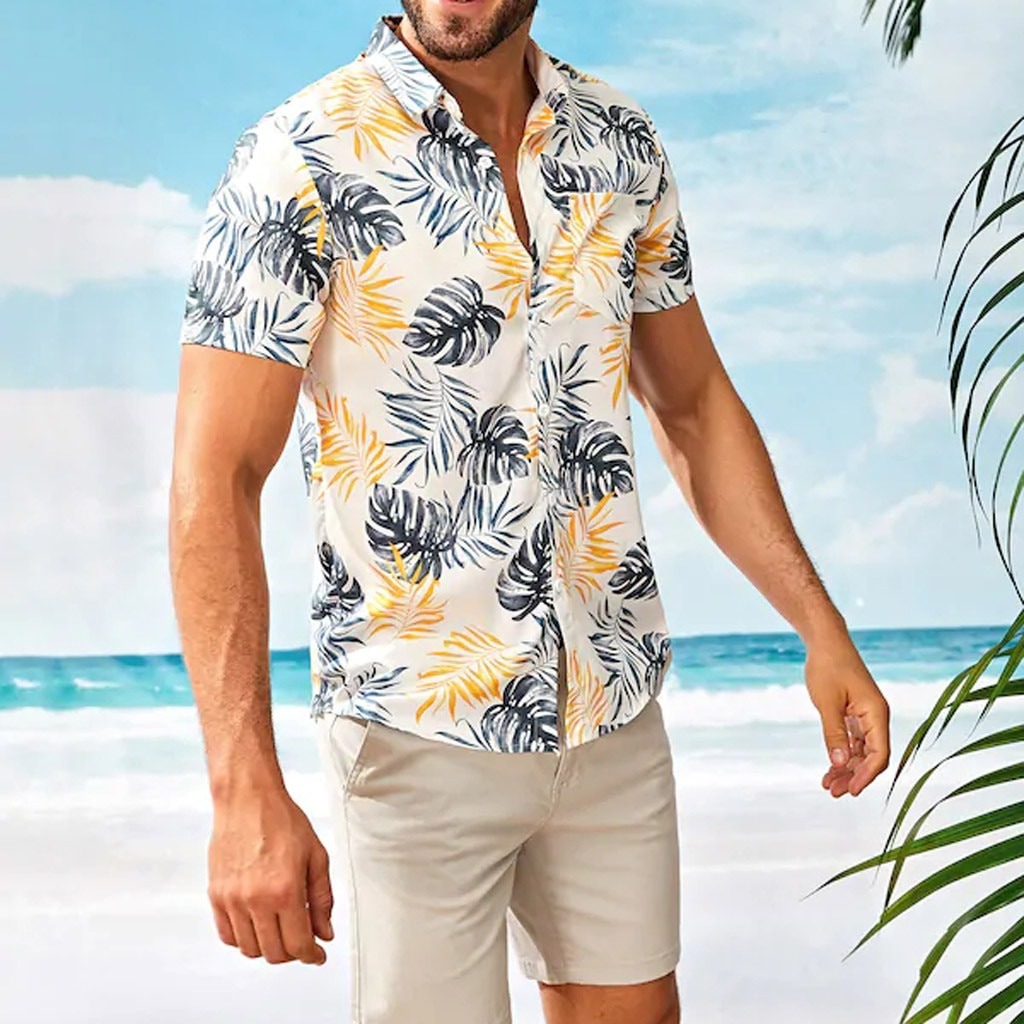 Beach Men Shirt Hawaiian Shirt