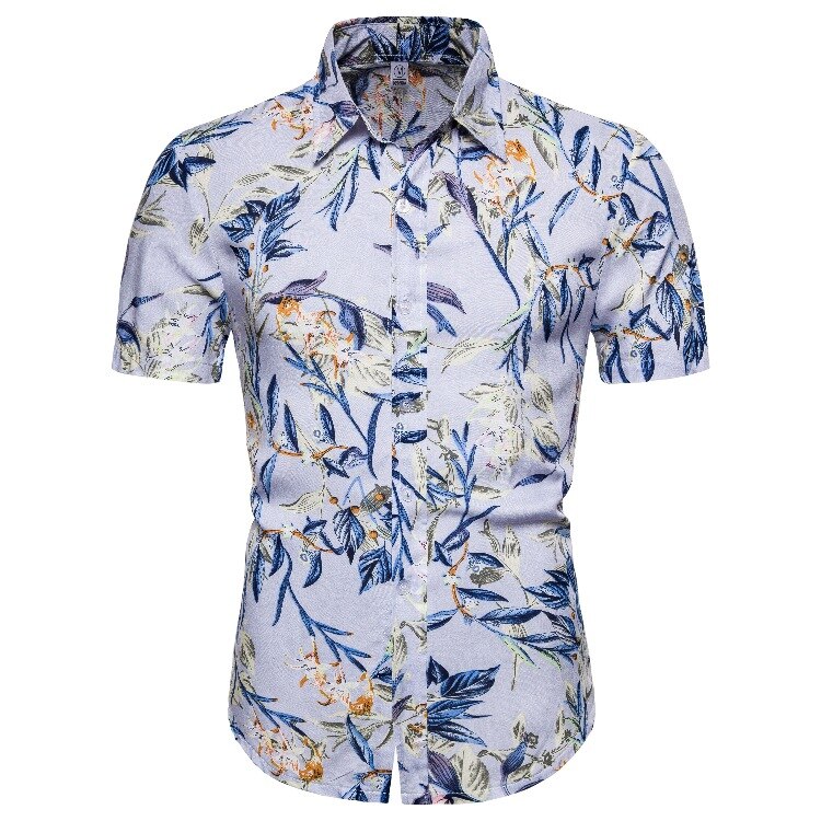 Flower Shirt Cotton Hawaiian Shirts
