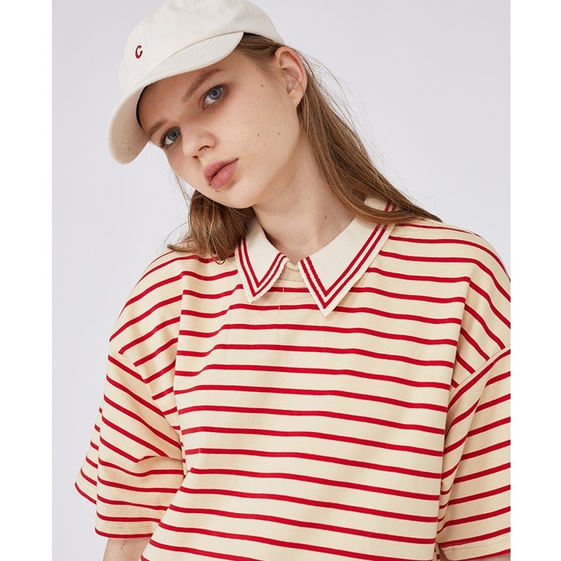 Men Casual T-shirt Striped Tee Shirts