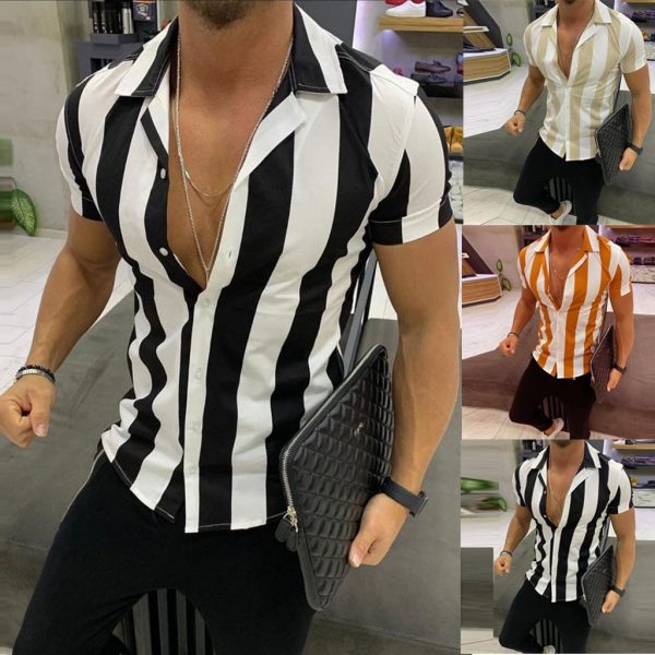 Men Shirts Fashion Printed Shirt