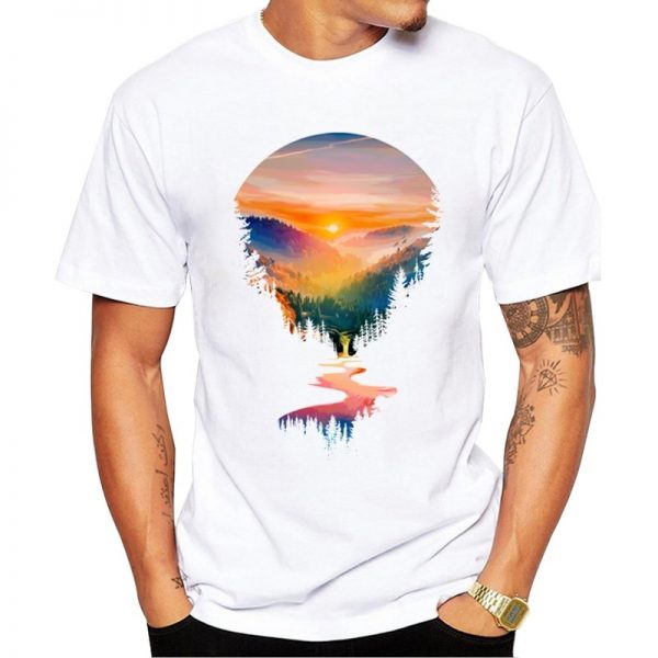 Summer Sunrise Men T-Shirt