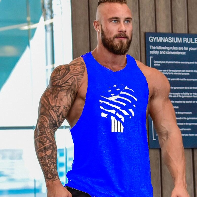 Gym Tank Tops Men Bodybuilding Workout Vest