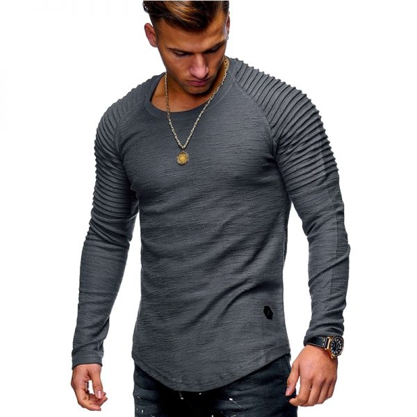 Long Sleeve T Shirt Casual Men T-Shirt Fashion Tops