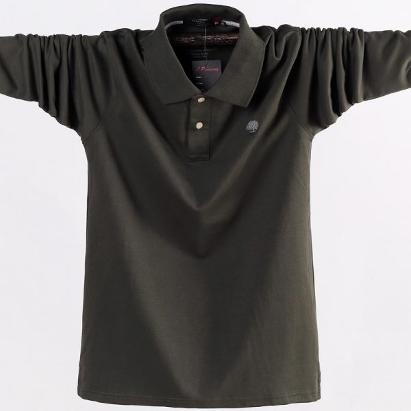 Men Polo Shirt Fashion Business Casual Shirt