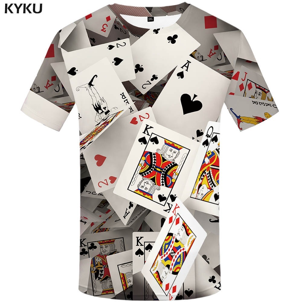 Poker T shirt Playing Cards Las Vegas Tshirt