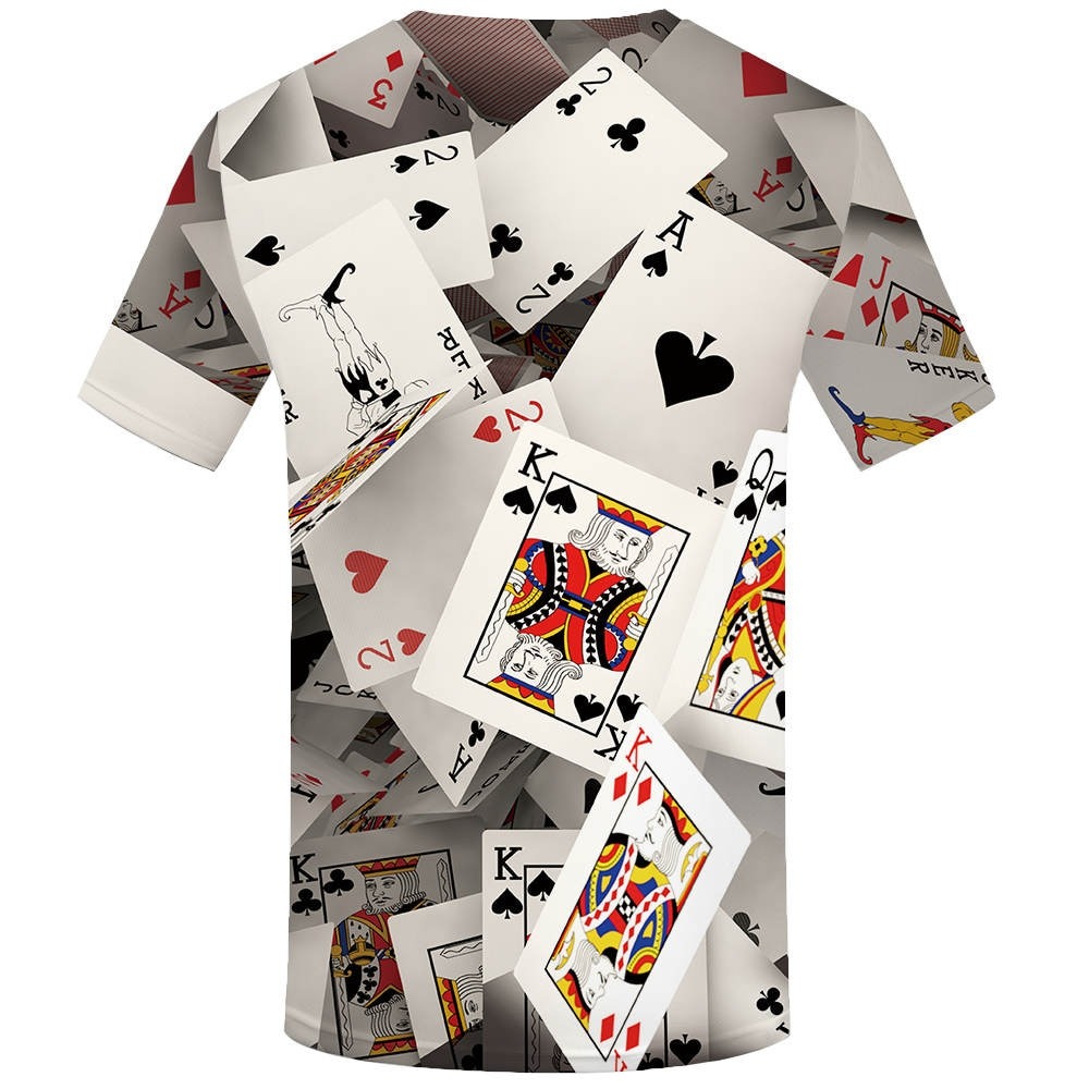 Poker T shirt Playing Cards Las Vegas Tshirt