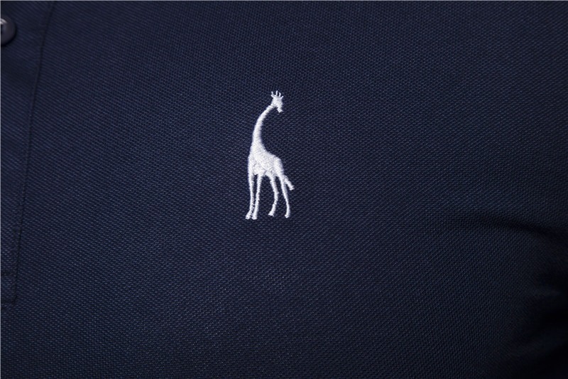 Summer Cotton Polo Embroidery Shirt