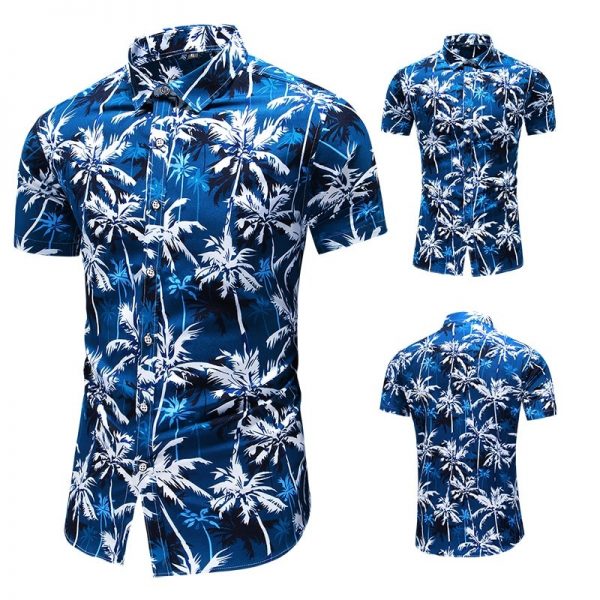 Fashion Flower Design Hawaiian Shirts