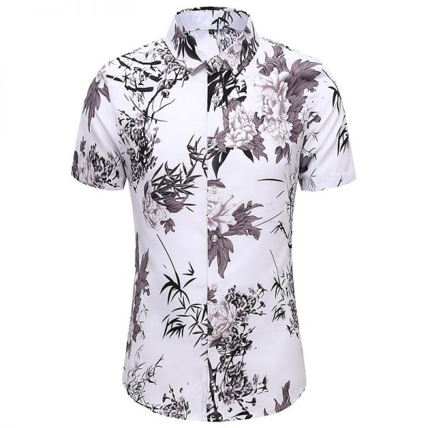 Fashion Short Sleeve Hawaiian Shirt