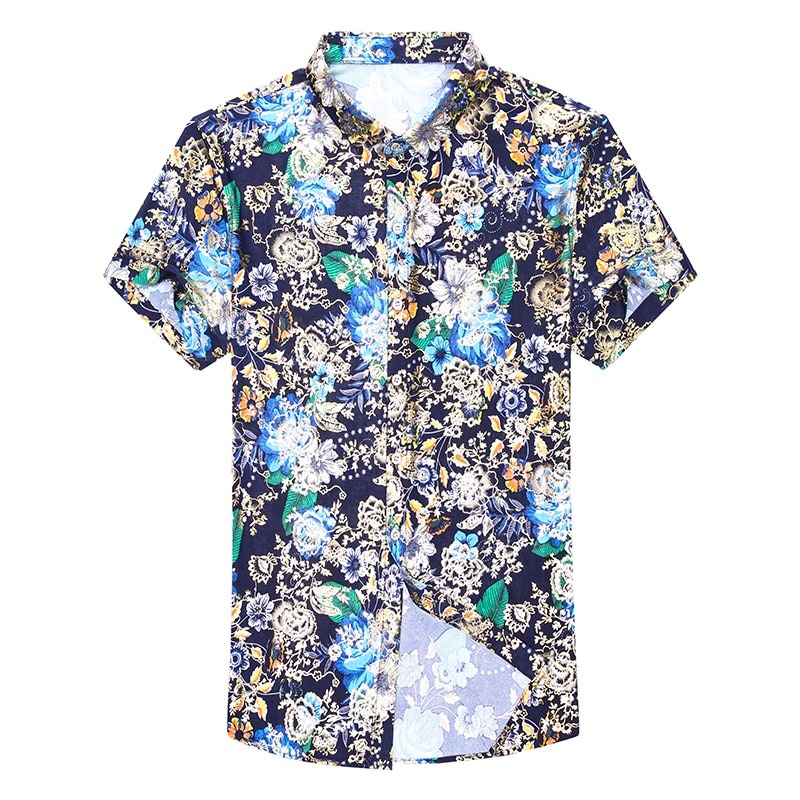 Hawaiian Style Fashion Silk Shirts